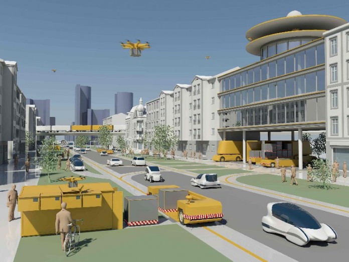 Logistik der Zukunft: Im Förderprojekt Villa Ladenburg der Daimler und Benz Stiftung wird untersucht, inwieweit vollautomatisches Fahren im Güterverkehr auf der Straße sinnvoll und praktisch umsetzbar ist.